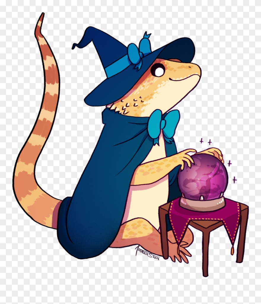 Cute Reptiles, Reptiles And Amphibians, Bearded Dragon - Reptile Clipart