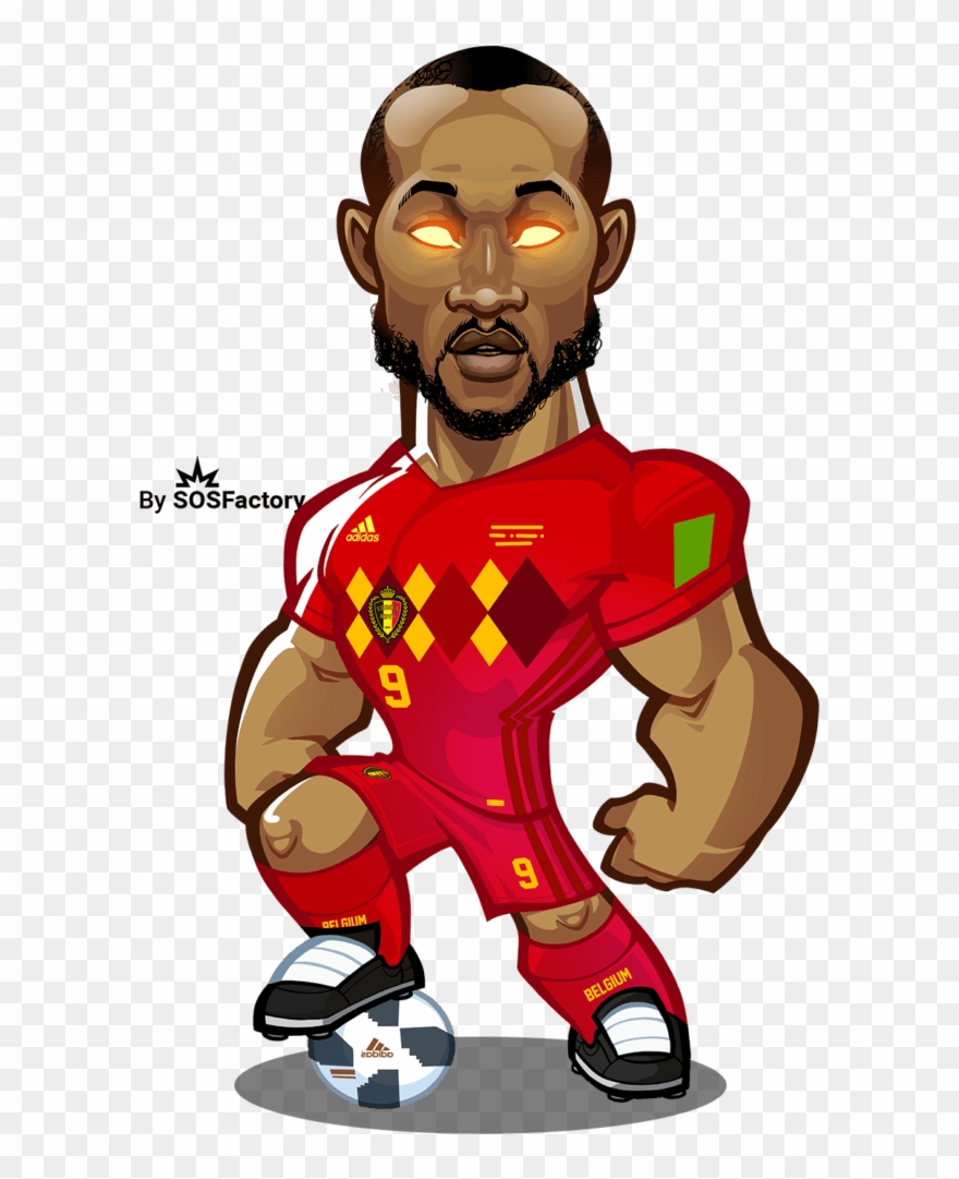 Lukaku Caricature - Caricatura De Lukaku Clipart