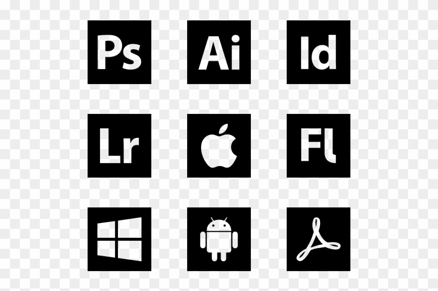 Png Download Company Vector Software - Social Black White Png Clipart