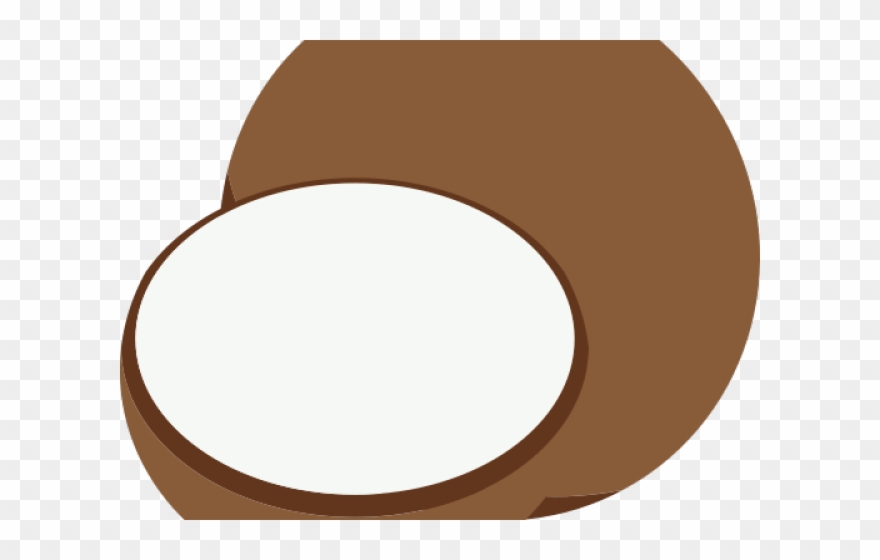 Coconut Clipart Beach Drink - Circle - Png Download