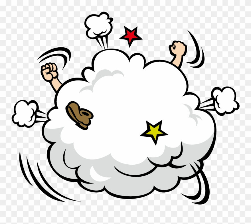Nfs 9 - 19e - Cartoon Fighting Cloud Clipart