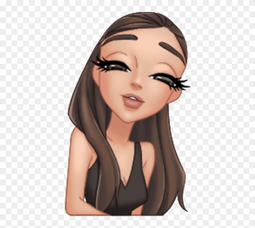 Arimoji Arimemes Jimmyfallonshow Funny Squint Meme - Ariana Grande Emoji Png Clipart