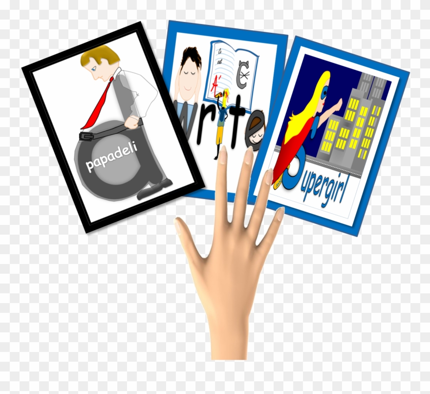 "dad Writes A Book" By Papadeli - Book Clipart