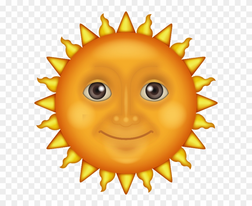 Sun Emoji Transparent Clipart