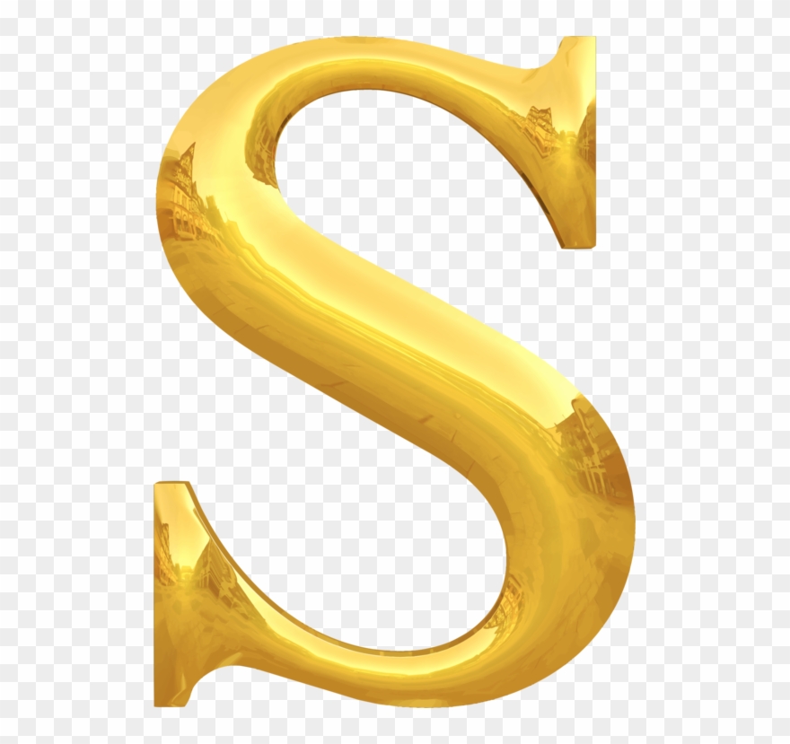 Lettering Alphabet Gold Typography - Handstyle Clipart