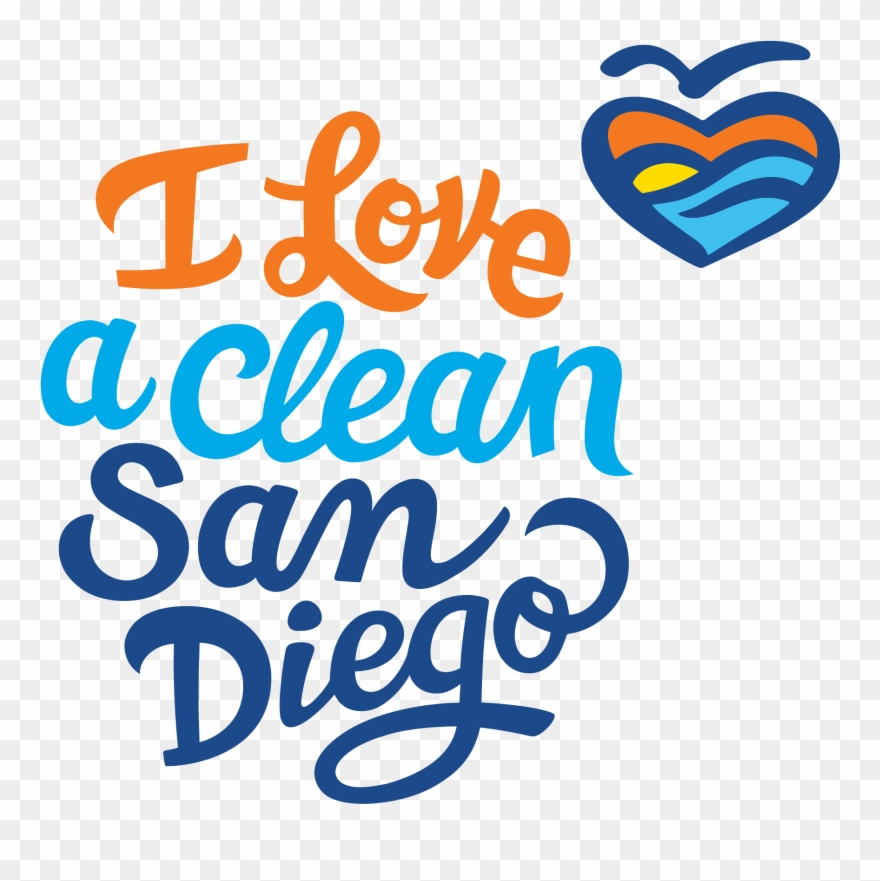 Love A Clean San Diego Logo Clipart