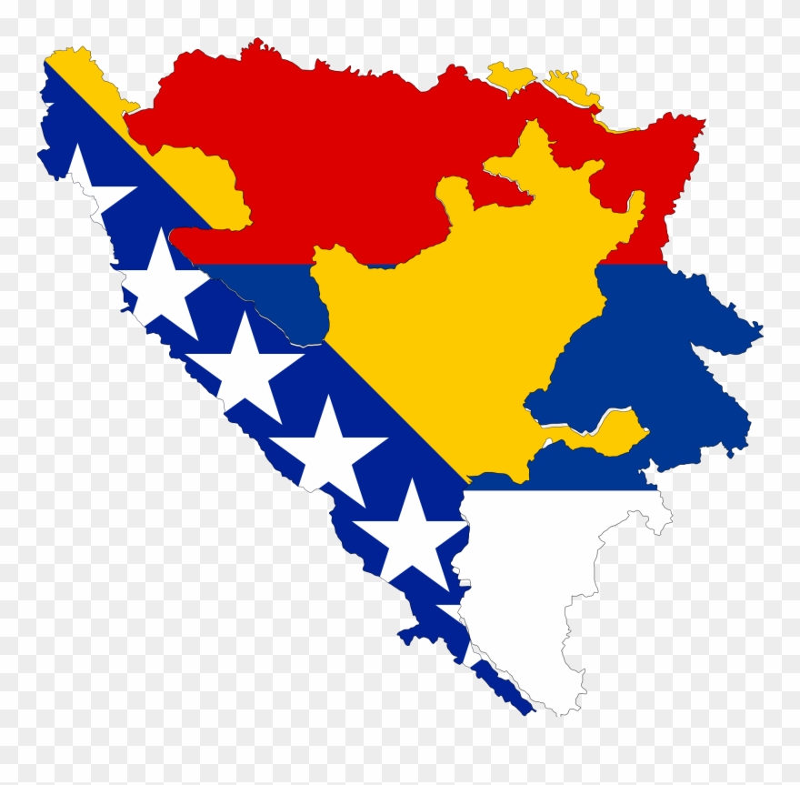 Bosnia And Herzegovina Flag Png 20, Buy Clip Art - Bosnia And Herzegovina Flag Map Transparent Png