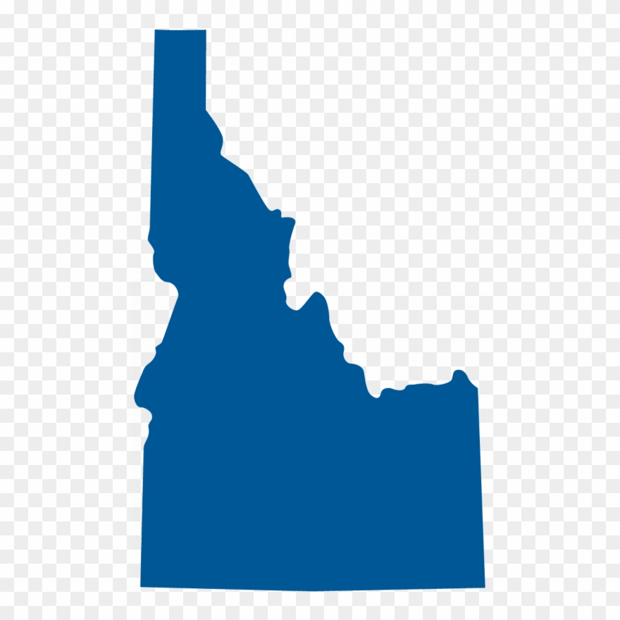 Intense Blue - Idaho State Clip Art - Png Download