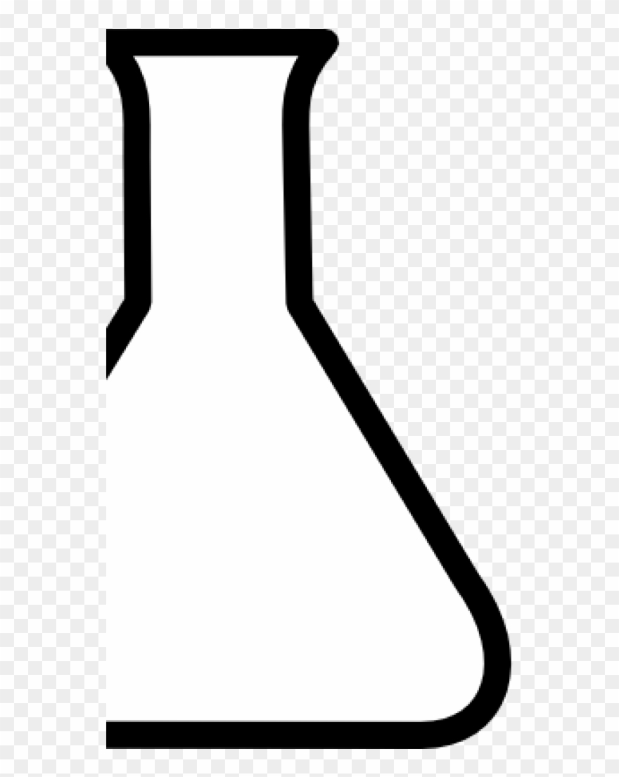Flask Clipart Science Flask Outline Clipart School - Png Download