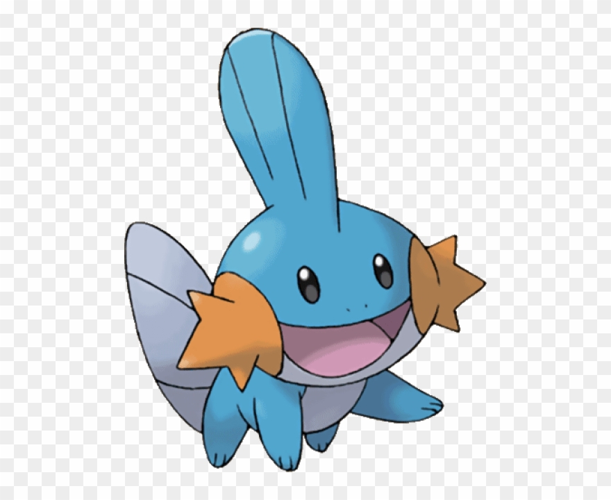 Mudkip Pokemon Side View - Pokemon Mudkip Clipart
