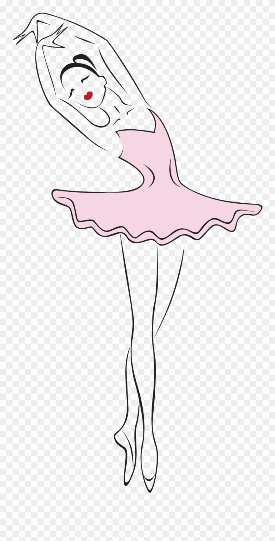 Ballet Illustration Hand Painted - Ballet Clipart