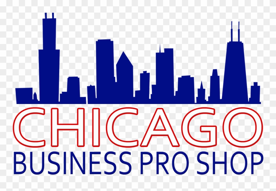 Chicagoproshop - Chicago Skyline Silhouette Clipart