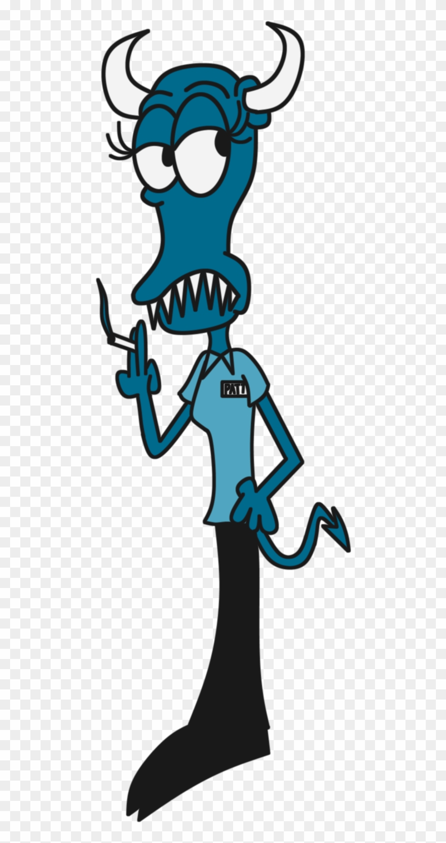 She Works At The Supermarket, Stocking The Shelves, - Cartoon Clipart