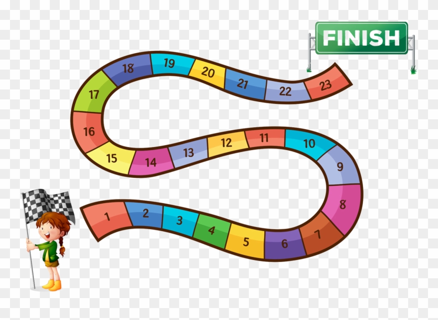 Start And Finish Games Clipart