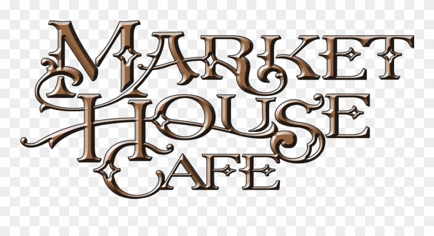Market House Cafe ~ On Historic Market Square - Calligraphy Clipart