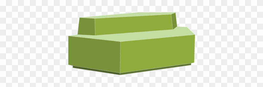 Purple Clipart Pentagon - Loveseat - Png Download