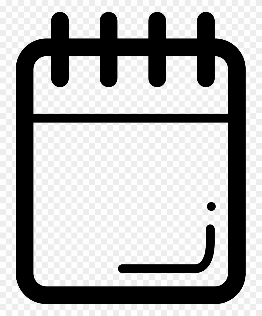 Notepad Clipart Pen Icon - Notebook - Png Download