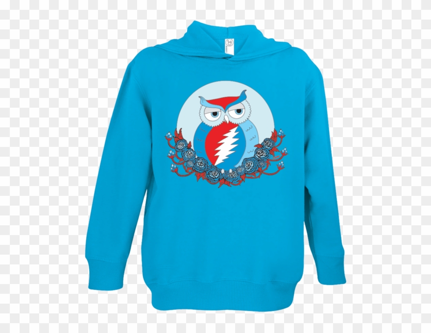 Grateful Dead Owl Toddler Hoodie - Grateful Dead Steal Your Face Clipart