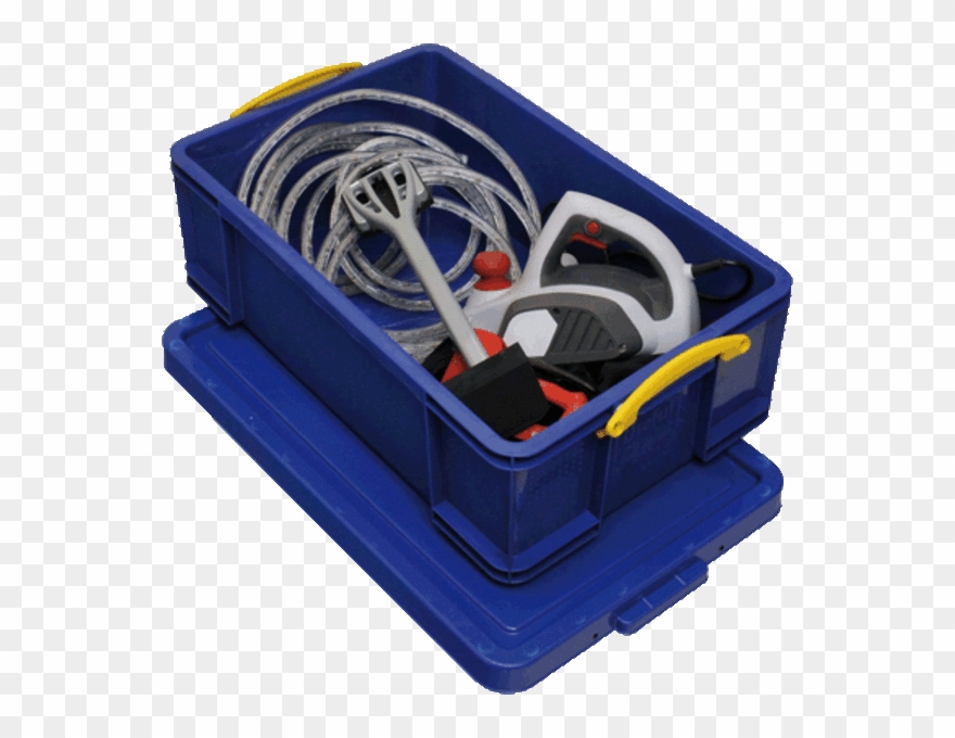 Really Usefull Box® Aufbewahrungsbox/ 50b, B440 X H230 - Really Useful Blue 50l Storage Box Clipart