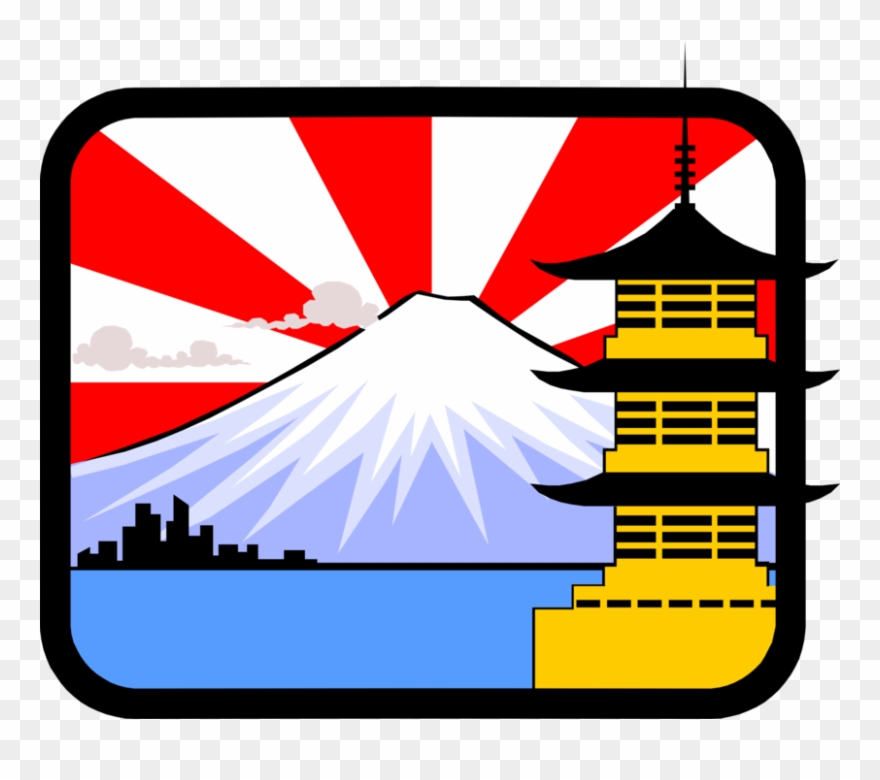 Vector Illustration Of Japanese Pagoda Temple Or Sacred - Photograph Clipart