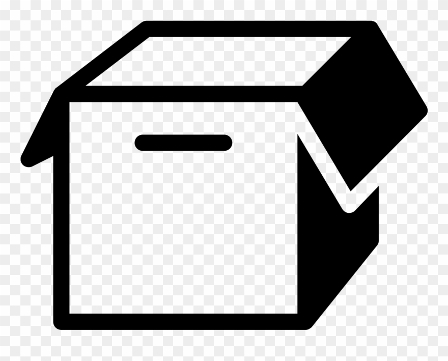 Empty Box Filled Icon - Icono De Cajas Png Clipart