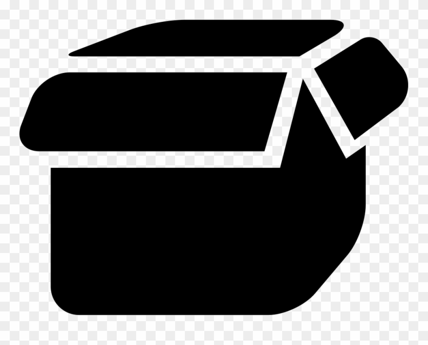 Png Black And White Box Svg Black And White - Box Clipart