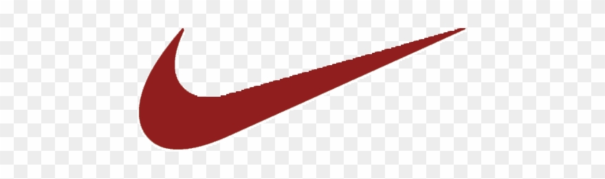 Nike Logo Swoosh Logo,nike Gif - Nike Maroon Logo Png Clipart