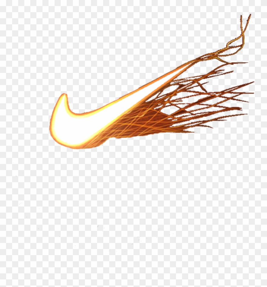 Nike Icons - Nike Logo Fire Png Clipart
