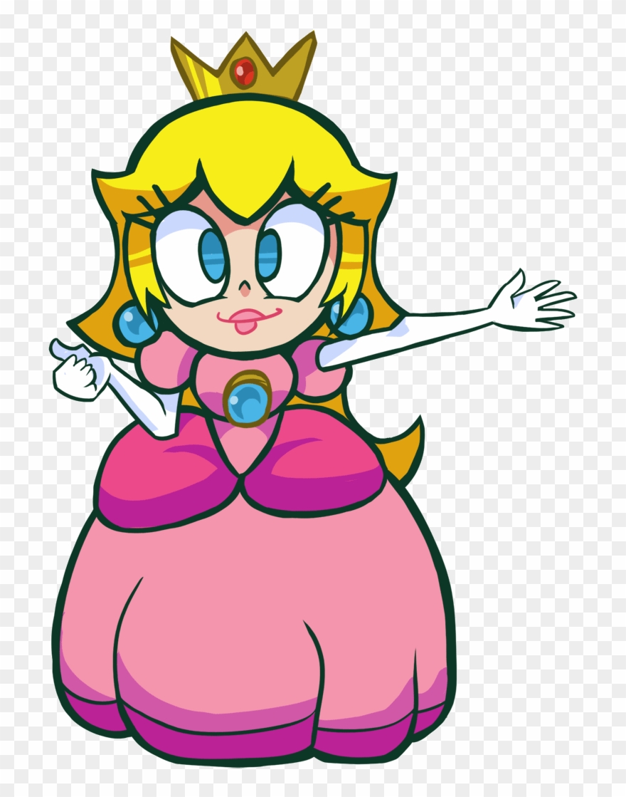 Peach Clipart Animated - Princess Peach Dance Gif - Png Download