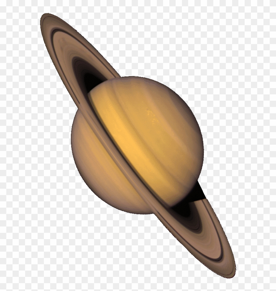 Image Of Saturn Compared To Earth - Saturn With White Background Clipart