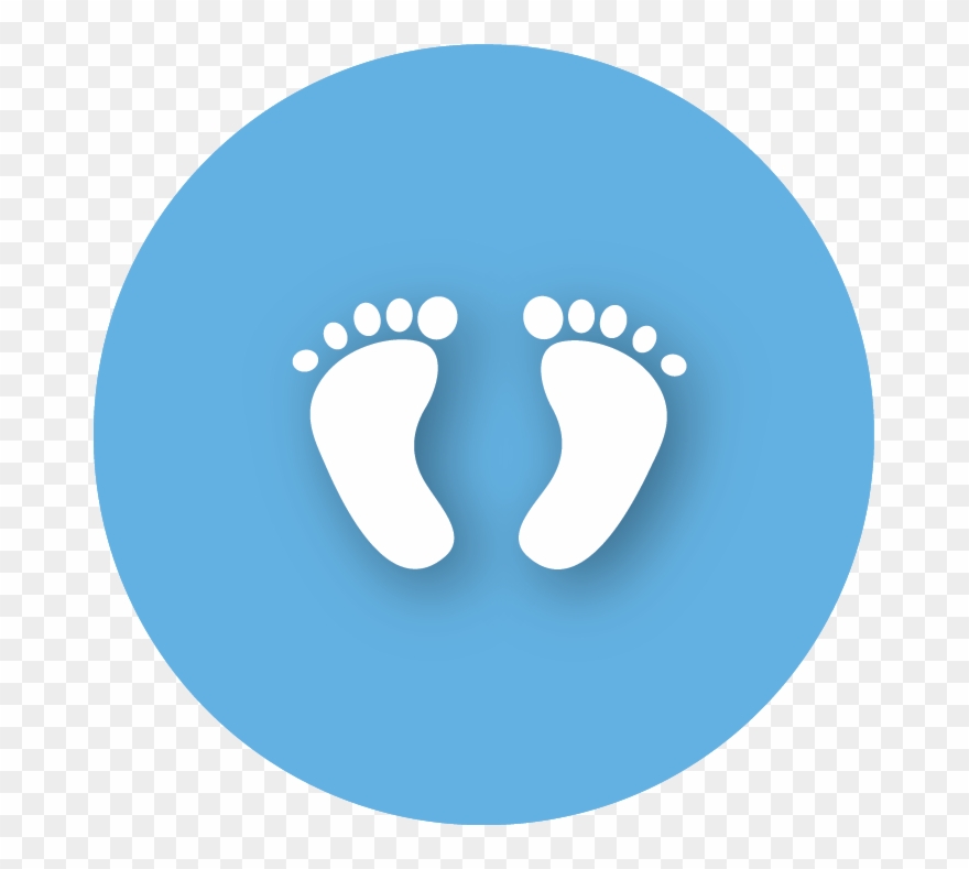 Foot Clipart Children's - Facebook Circle Logo - Png Download