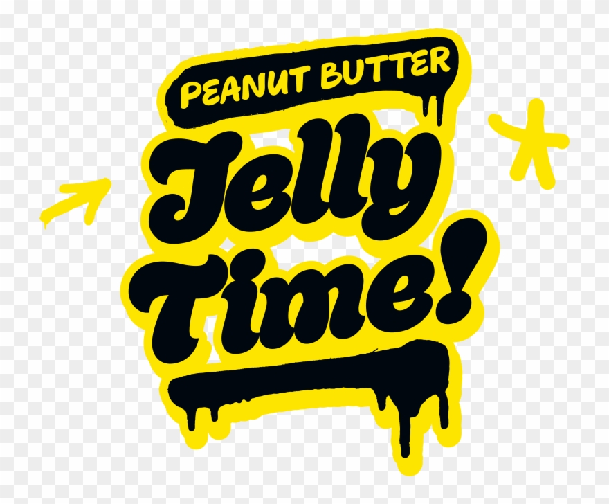 Promo Logo Pbj Time - Peanut Butter And Jelly Sandwich Clipart