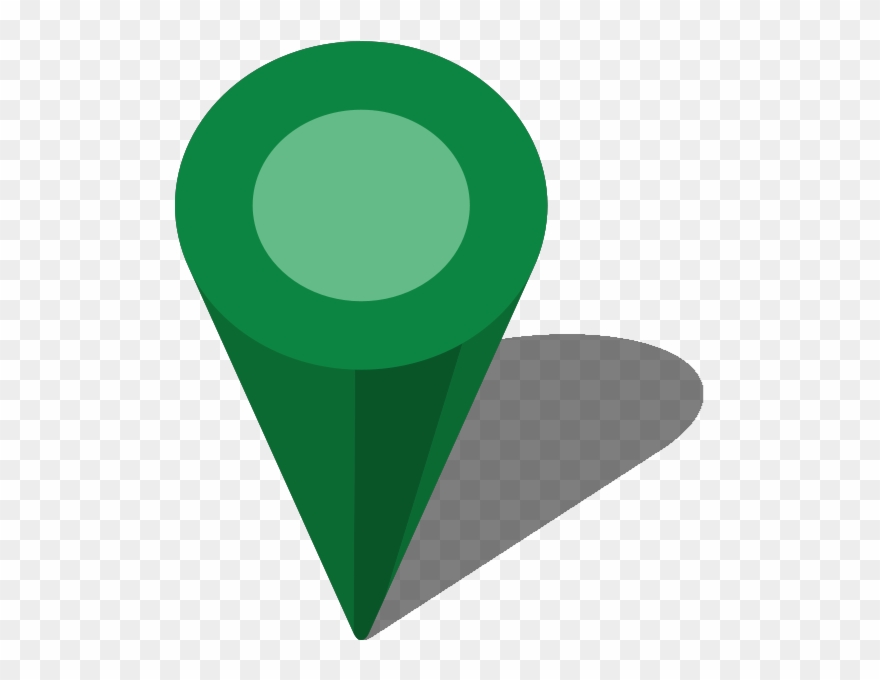 Green Map Pin Png Clipart Black And White Download - Dark Green Location Icon Transparent Png