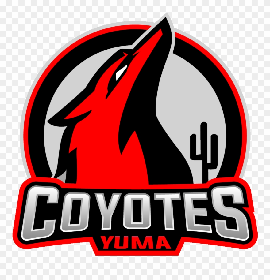 Desert Valley League Clipart Black And White - Yuma Coyotes - Png Download