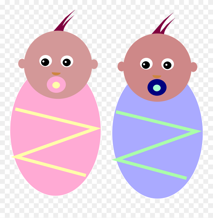 Why Do Twins Make Up Their Own Language - Twins Clipart - Png Download