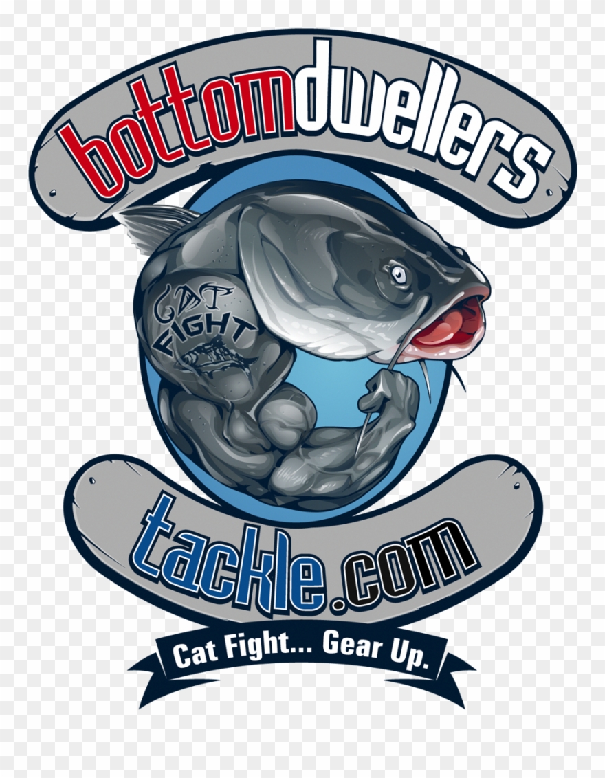 #fishingtackle - Bottom Dwellers Tackle Logo Clipart