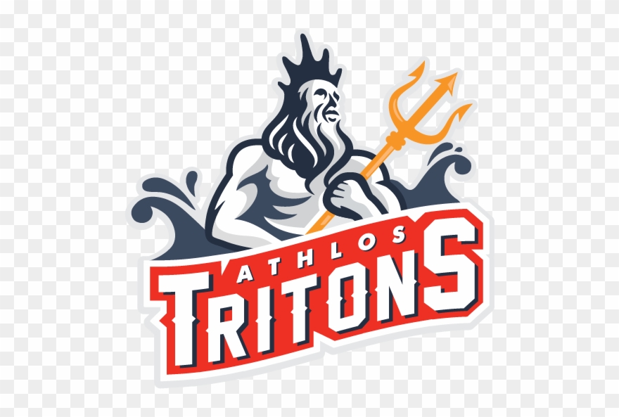 Athlos Triton Mascot - Athlos Academy Of Jefferson Parish Clipart