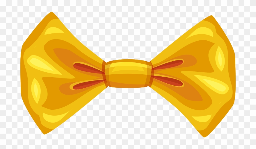 蝴蝶结金色蝴蝶结丝带 - Shoelace Knot Clipart