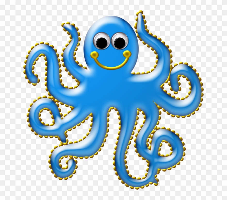 Forgetmenot Publicat De Eu Ciresica La - Осьминог Мультяшный На Прозрачном Фоне Clipart