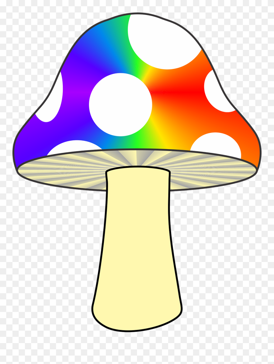 Free Cliparts Mushroom 25, Buy Clip Art - Colorful Mushroom Clipart - Png Download