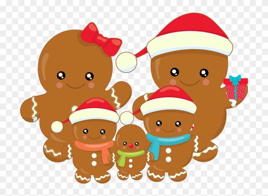 1/3 - Clipart Girl Gingerbread - Png Download