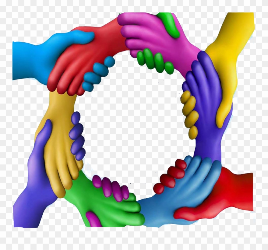 Unify Under The Common Belief In A Higher Power - Hands Together Logo Png Clipart