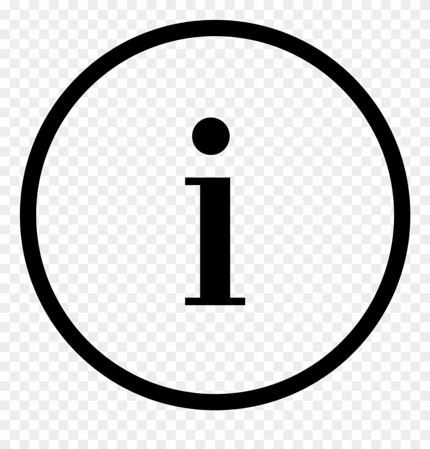 File Ios Information Svg Wikimedia Commons Open - Circle Clipart