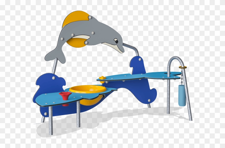 Dolphin Sand And Water Workstation - Water Clipart