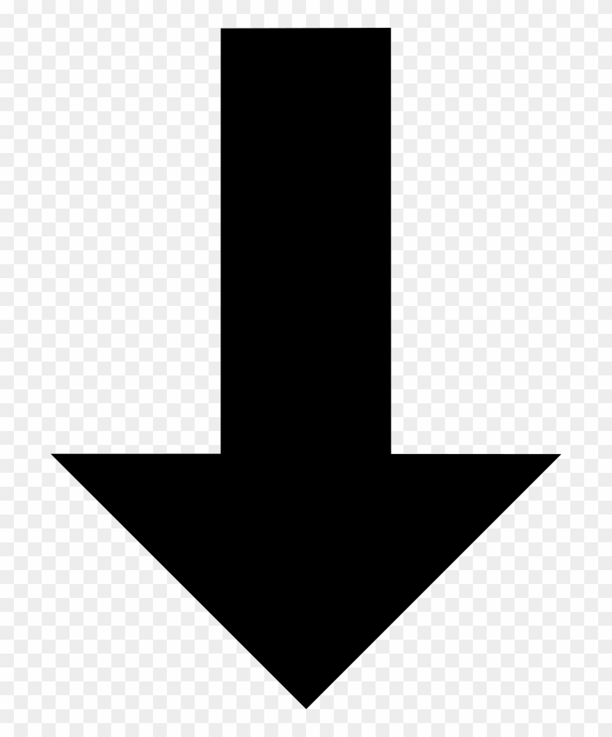 Arrow, B, Down Icon - Imagine Sageata In Jos Clipart