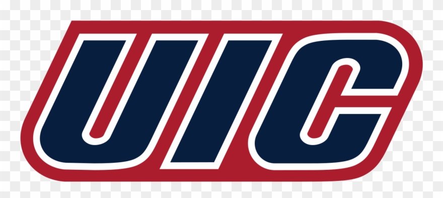 Uic Flames Wordmark - Uic Flames Clipart