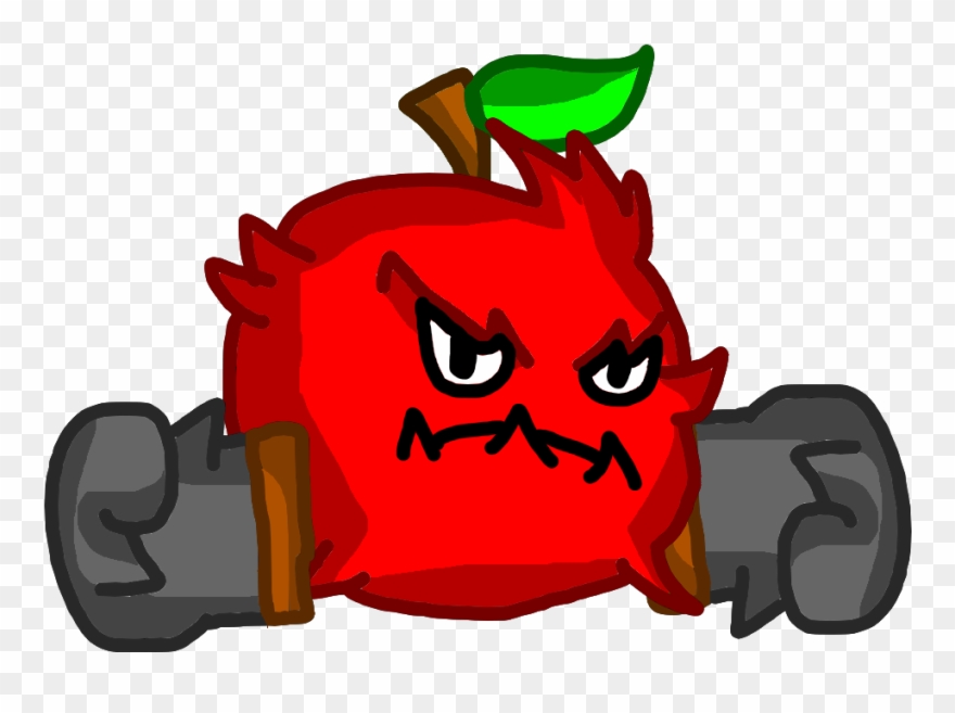 Jetpunch Apple - Cartoon Clipart