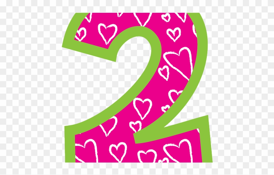 Birthday Clipart Baseball - Number 2 Clip Art - Png Download