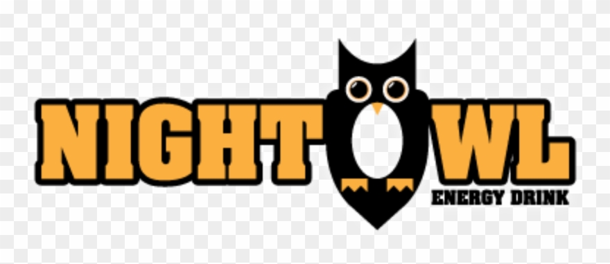 Night Owl Energy Drink - Night Owl Clipart