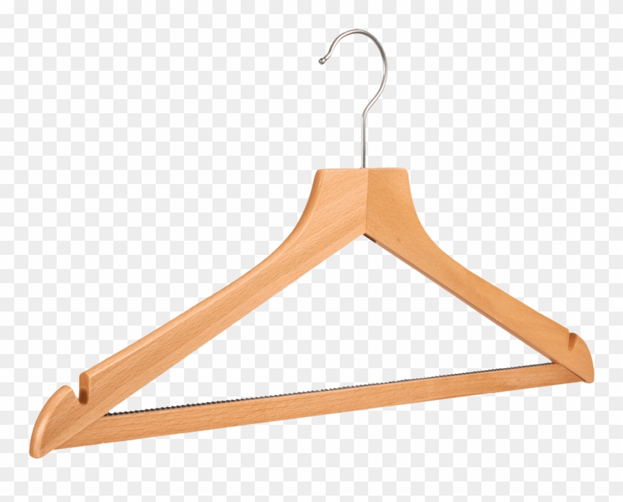 Clothes Hanger Wooden Clothes Hanger Transparent Png - Clothes Hanger Clipart